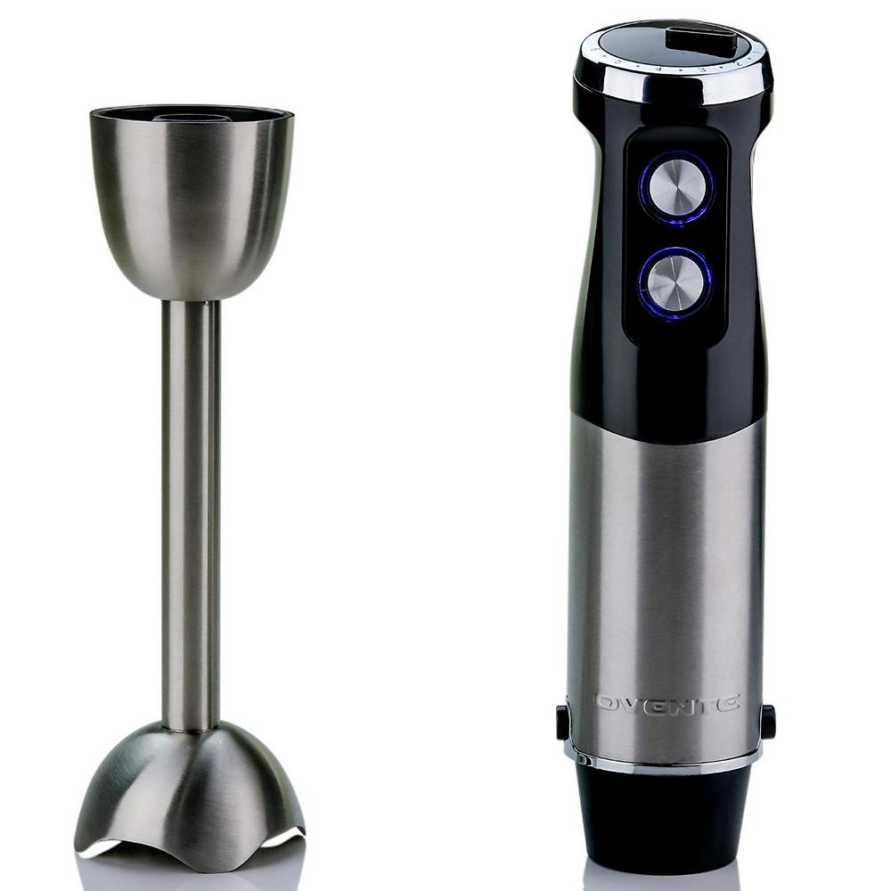 Heavy Duty 500W Stainless Steel Immersion Hand Blender Slim Stick With 6 Speeds