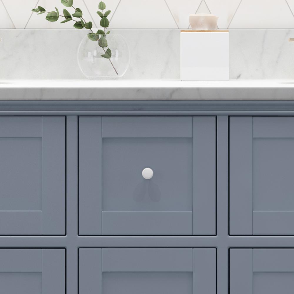 Noble House Dawson 60 In W X 22 In D Bath Vanity Cabinet Only In Grey 65674 The Home Depot