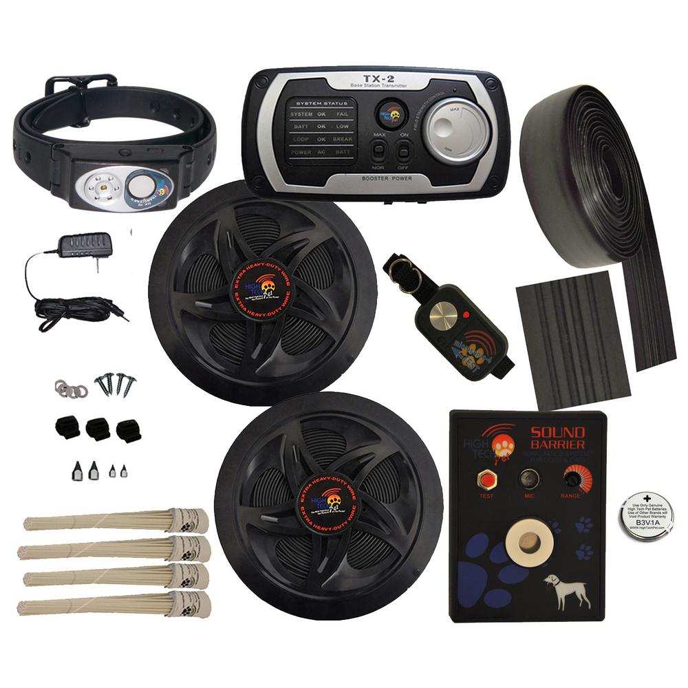 High Tech Pet Humane Contain X10 Electronic Fence System Plus Free