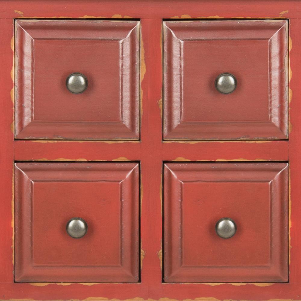 Safavieh Charlotte Egyptian Red Buffet With Storage Amh6517f The