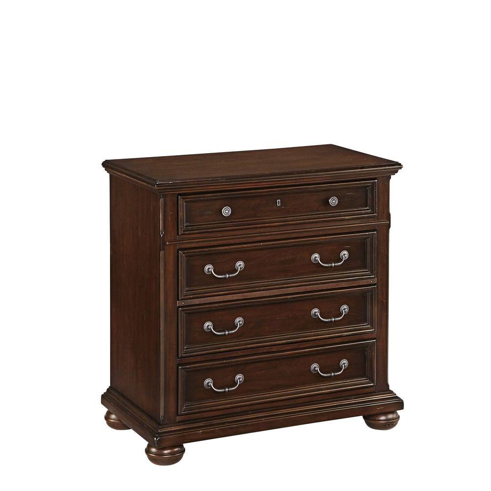 Home Styles Colonial Classic 4Drawer Dark Cherry Chest552841 The