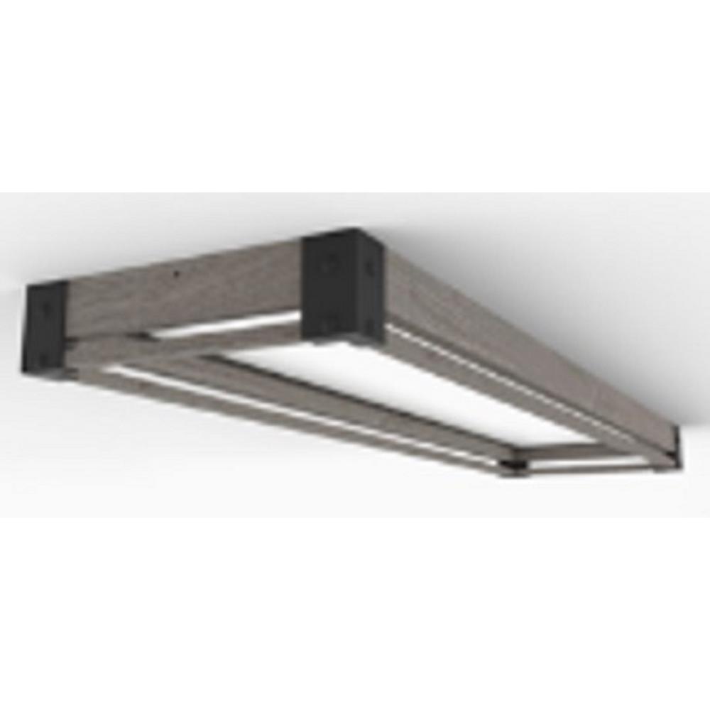 Commercial Electric Sebastian 48 in. x 13 in. Farmhouse Gray Integrated