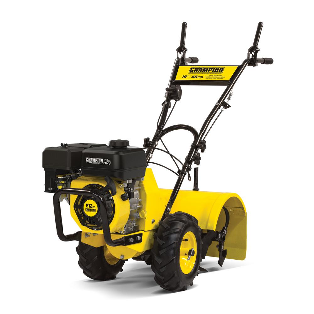 Champion Power Equipment 19 inch 212cc 4-Stroke Gas Dual Rotating Rear Tine... by Champion Power Equipment