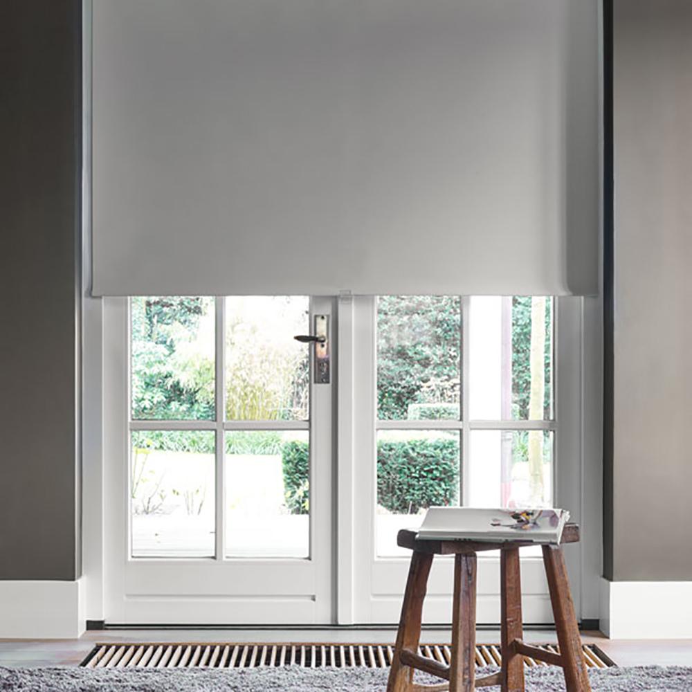 Cocoon By Coulisse Cut To Size Slate Cordless Blackout Fabric