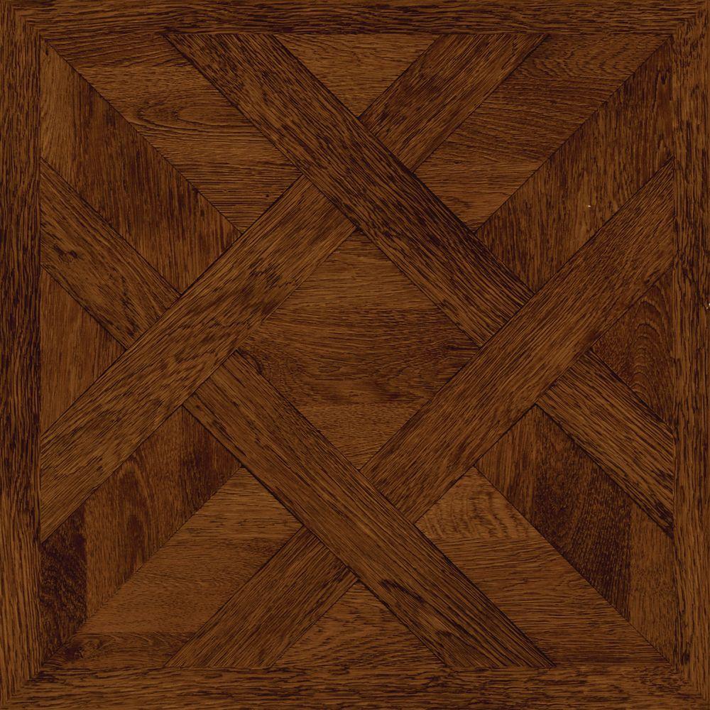 TrafficMASTER Take Home Sample - Allure Chateau Parquet Dark Resilient ...