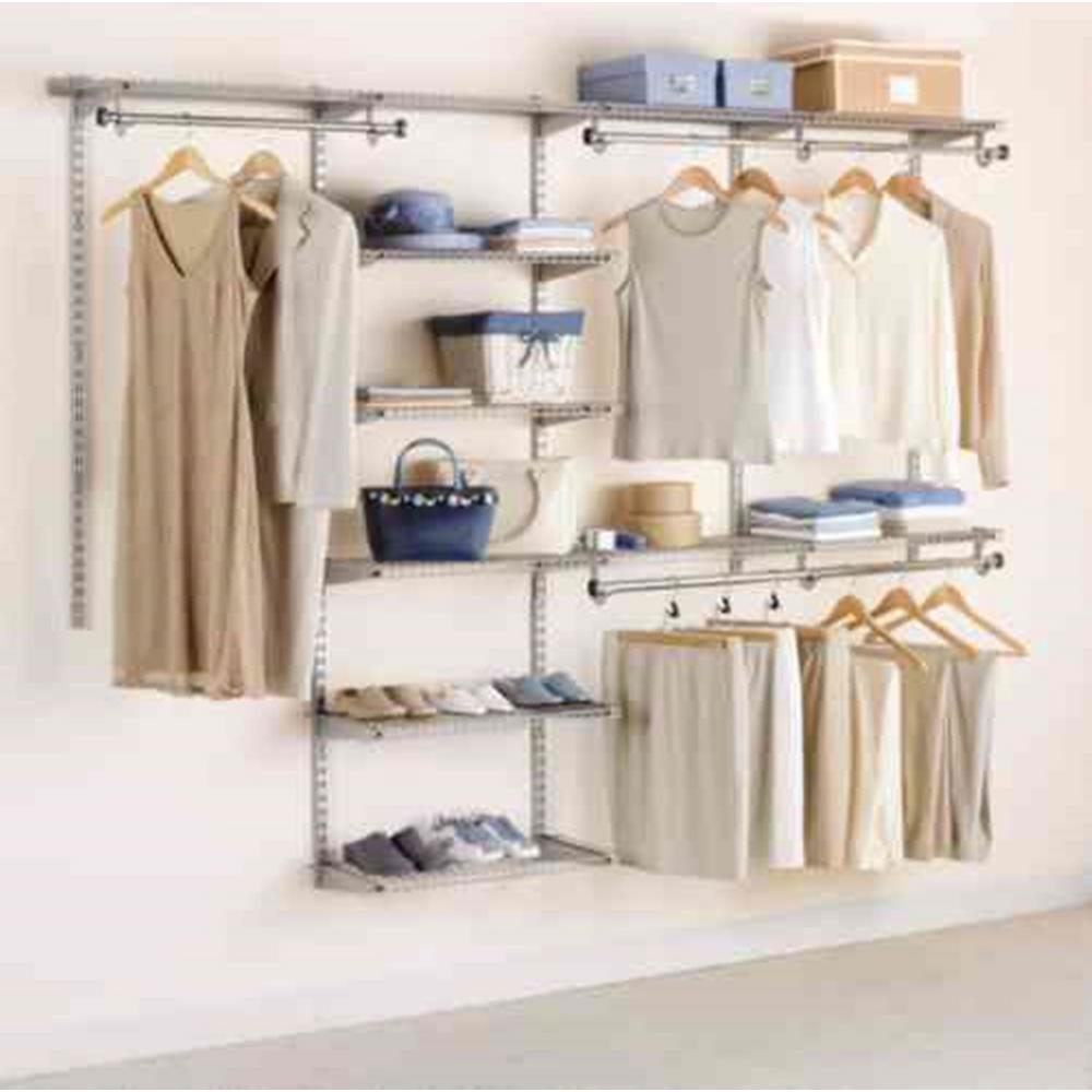 Rubbermaid Configurations 48 inch D x 96 inch W x 2 inch H Titanium Metal Deluxe... by Rubbermaid