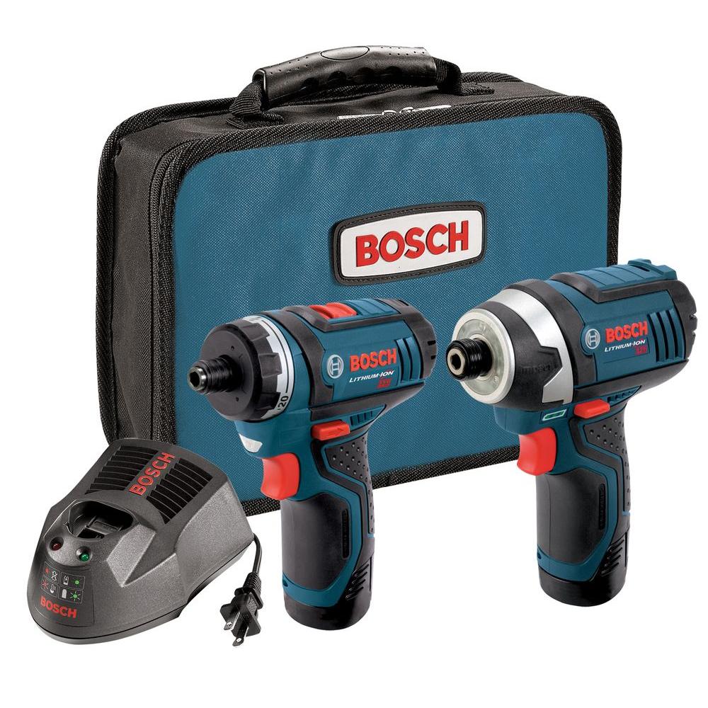 Bosch Factory Reconditioned Lithium-Ion Cordless Combo Kit with Pocket