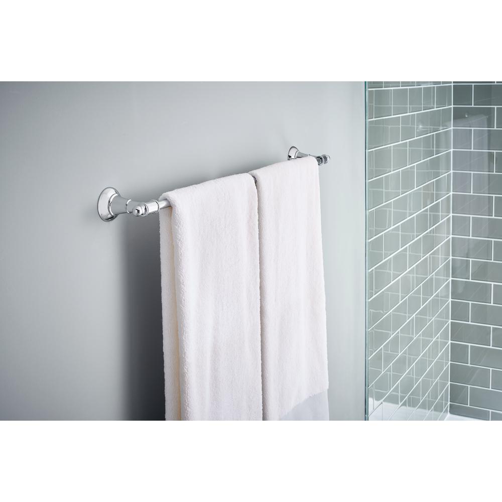 Delta 24 In Towel Bar With 6 Extender Polished Chrome Delta 24 In Towel Bar With 6 Extender Polished Chrome