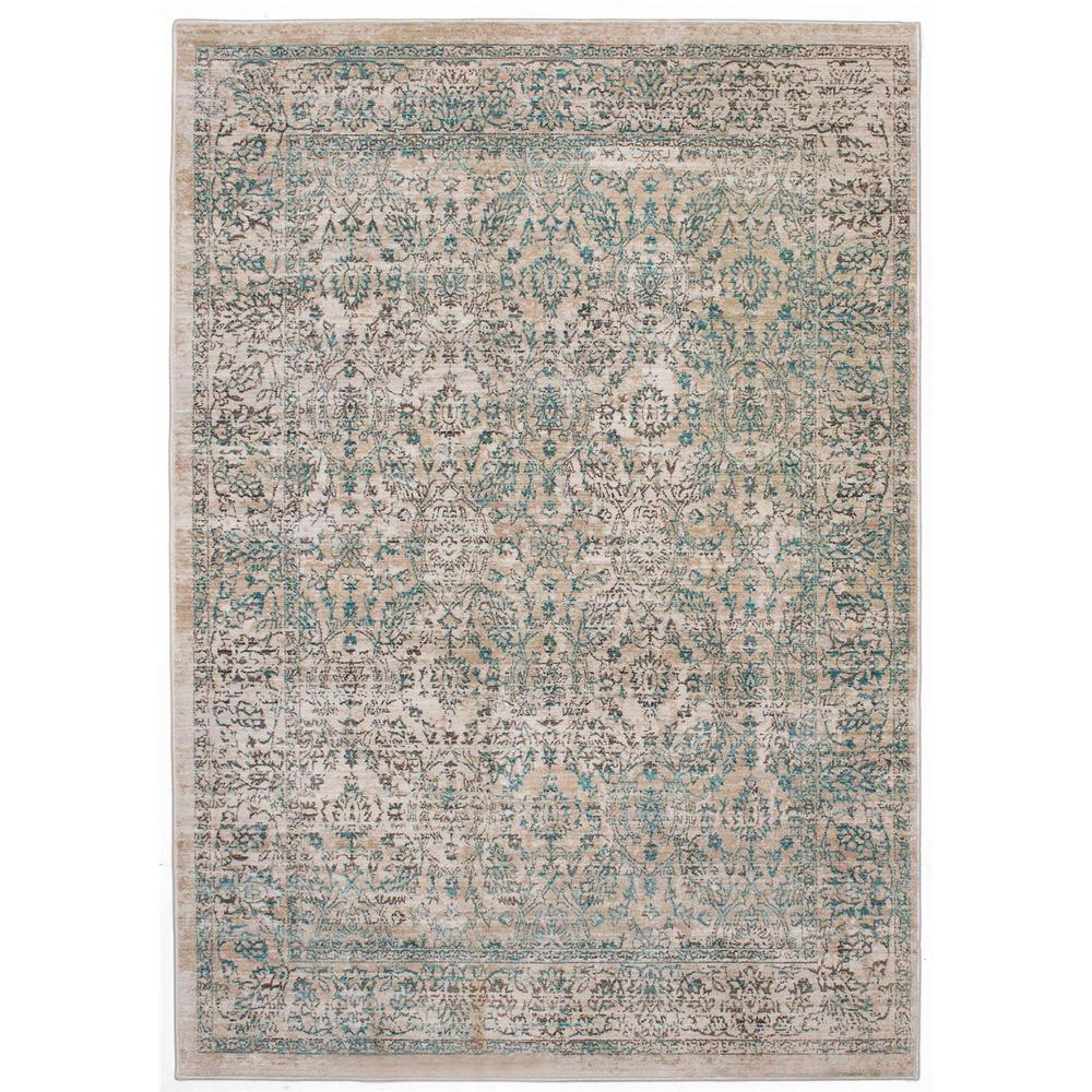 Ecarpet Gallery Stella Cream Turquoise 4 Ft X 6 Area Rug Ecarpet Gallery Stella Cream Turquoise 4 Ft X 6 Area Rug