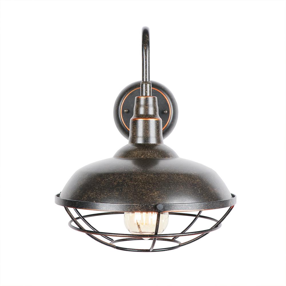 Y Decor 1-Light Oil Rubbed Bronze Outdoor Wall Lighting ...