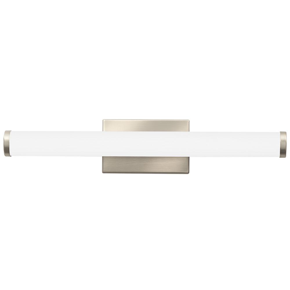 Lithonia Lighting 18 Watt 24 In Brushed Nickel Integrated Led Vanity Light Bar With Selectable Color Temperature Fmvccls 24in Mvolt 30k35k40k 90cri Bn M6 The Home Depot