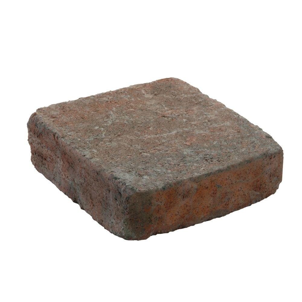 Emsco 16 in. x 16 in. Plastic Deep Red Brick Pattern Resin Patio Pavers