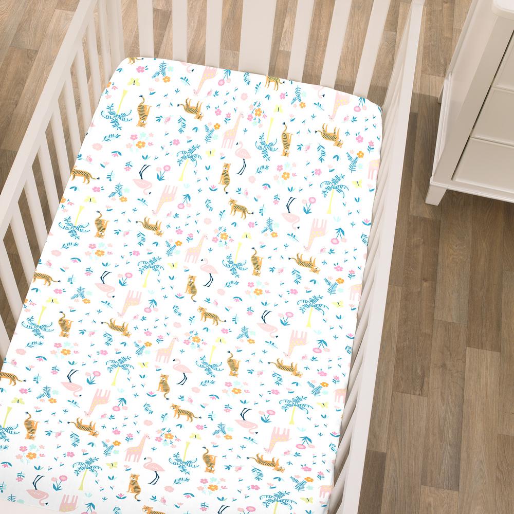 tropical crib sheet