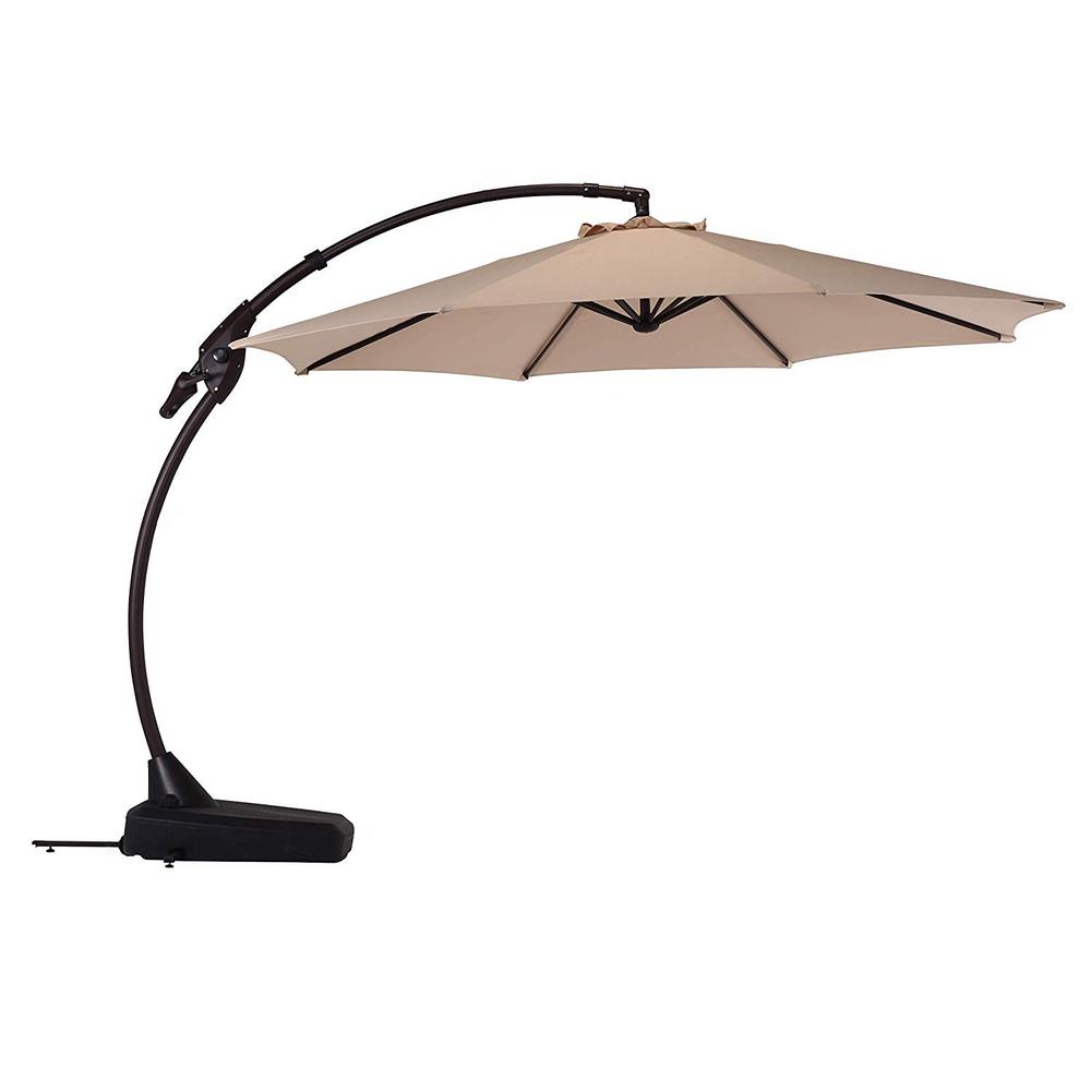 11 Ft Cantilever Umbrellas Patio The Home Depot Cantilever Umbrellas Patio