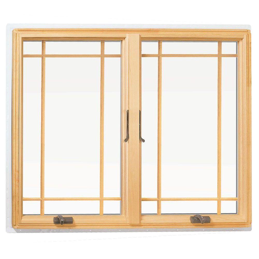 Andersen 48 in. x 48 in. 400 Series Casement Wood Window with White