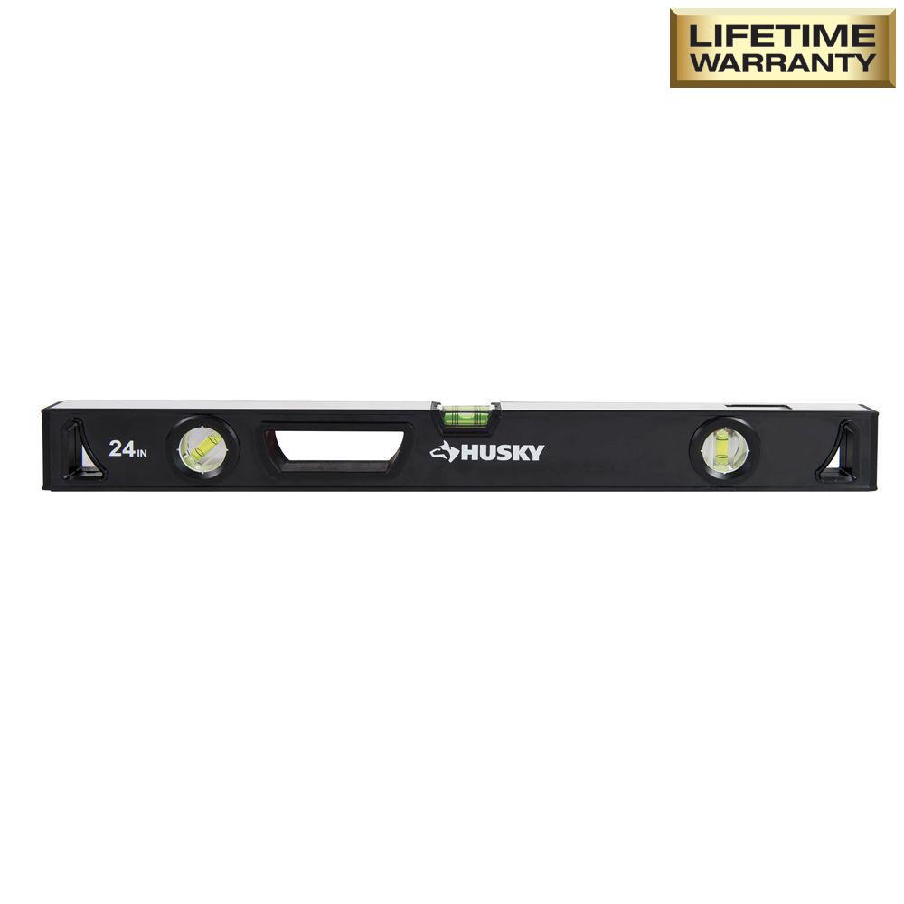 Husky 24 In Box Level With Plumb Site 900 42P 24H The Home Depot