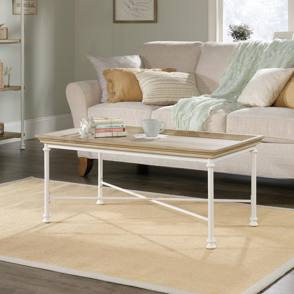 Sauder C Street Coastal Oak Coffee Table 423259 The