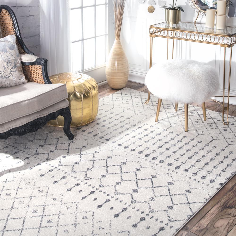 Designer Rug Marble Look Effect Carpet Black Grey Coloured Rug Living Room Mat 