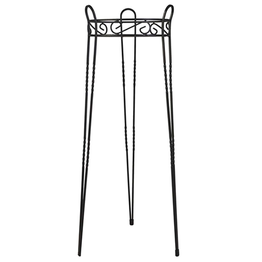 Plant Stands Planters The Home Depot Canterbury Scroll Top Metal Plant Stand