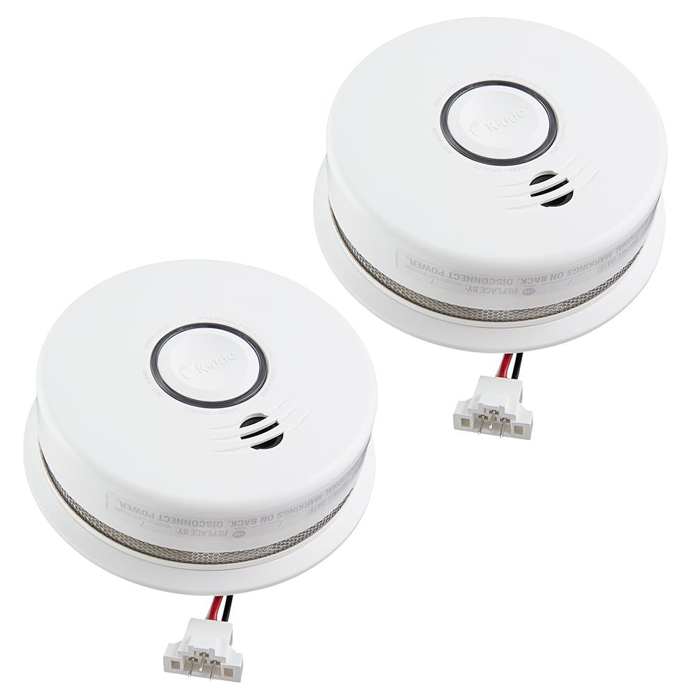 Hardwire Smoke And Carbon Monoxide Detector With 10 Year Battery Backup And Intelligent Wire Free Voice Interconnect