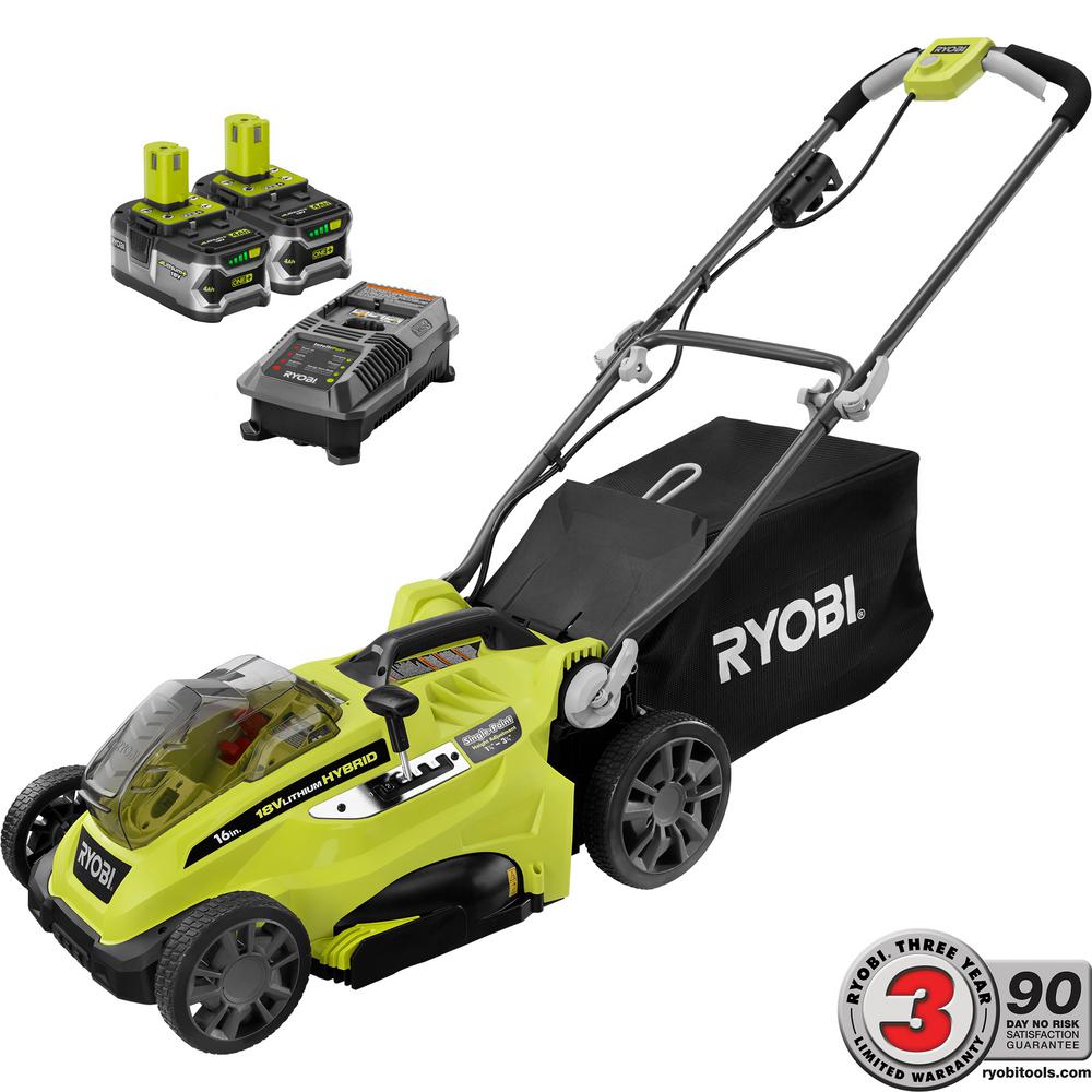 Homelite 14 In 10 Amp Electric Dethatcher Ut47100 The Home Depot 16 In One 18 Volt Lithium Ion Hybrid Walk Behind Push Lawn Mower