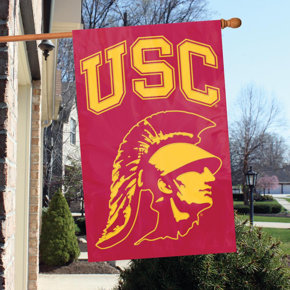 Party Animal Usc Trojans Applique Banner Flag Trojan Afusct The