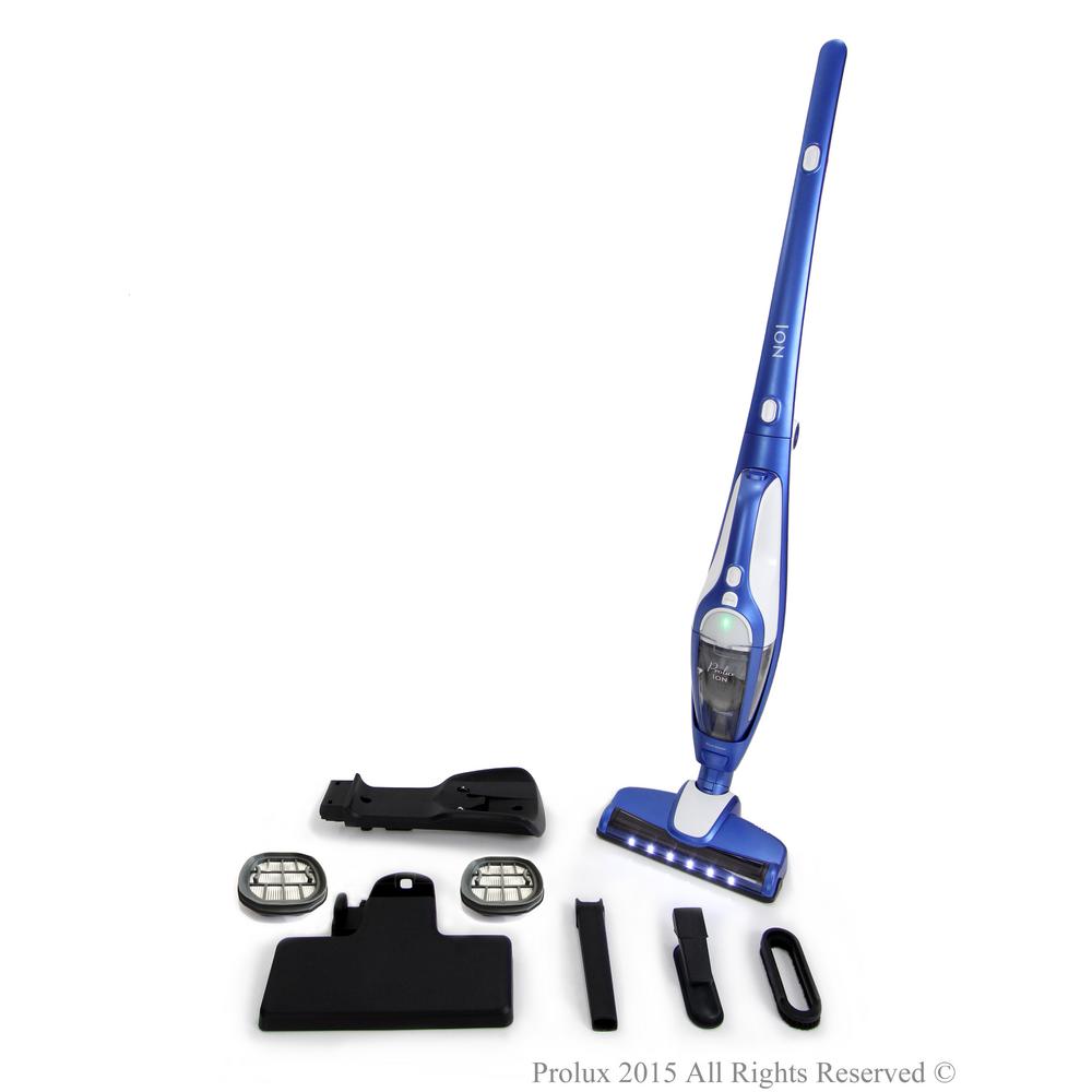 Prolux Ion Battery Powered Bagless Cordless Stick Vacuum with Extra Filters by Prolux
