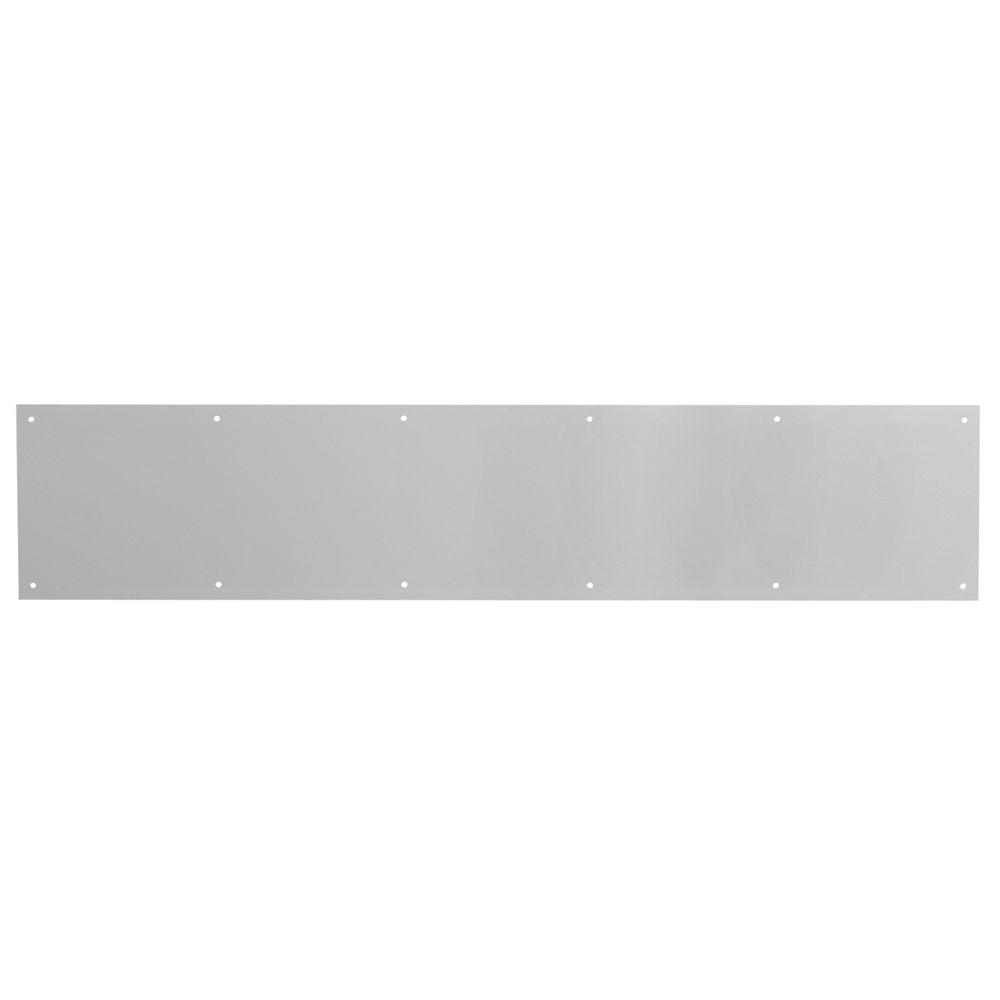 kick door plate plates aluminum depot kickplate prime line satin hardware 1301 aluminium homedepot