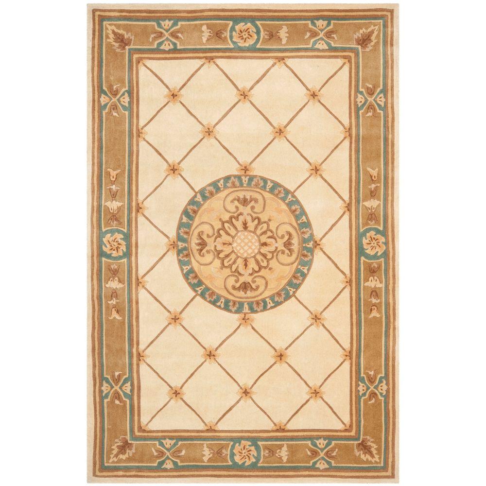 Safavieh Naples Ivory Caramel 6 Ft X 9 Area Rug Na523b The Safavieh Naples Ivory Caramel 6 Ft X 9 Area Rug