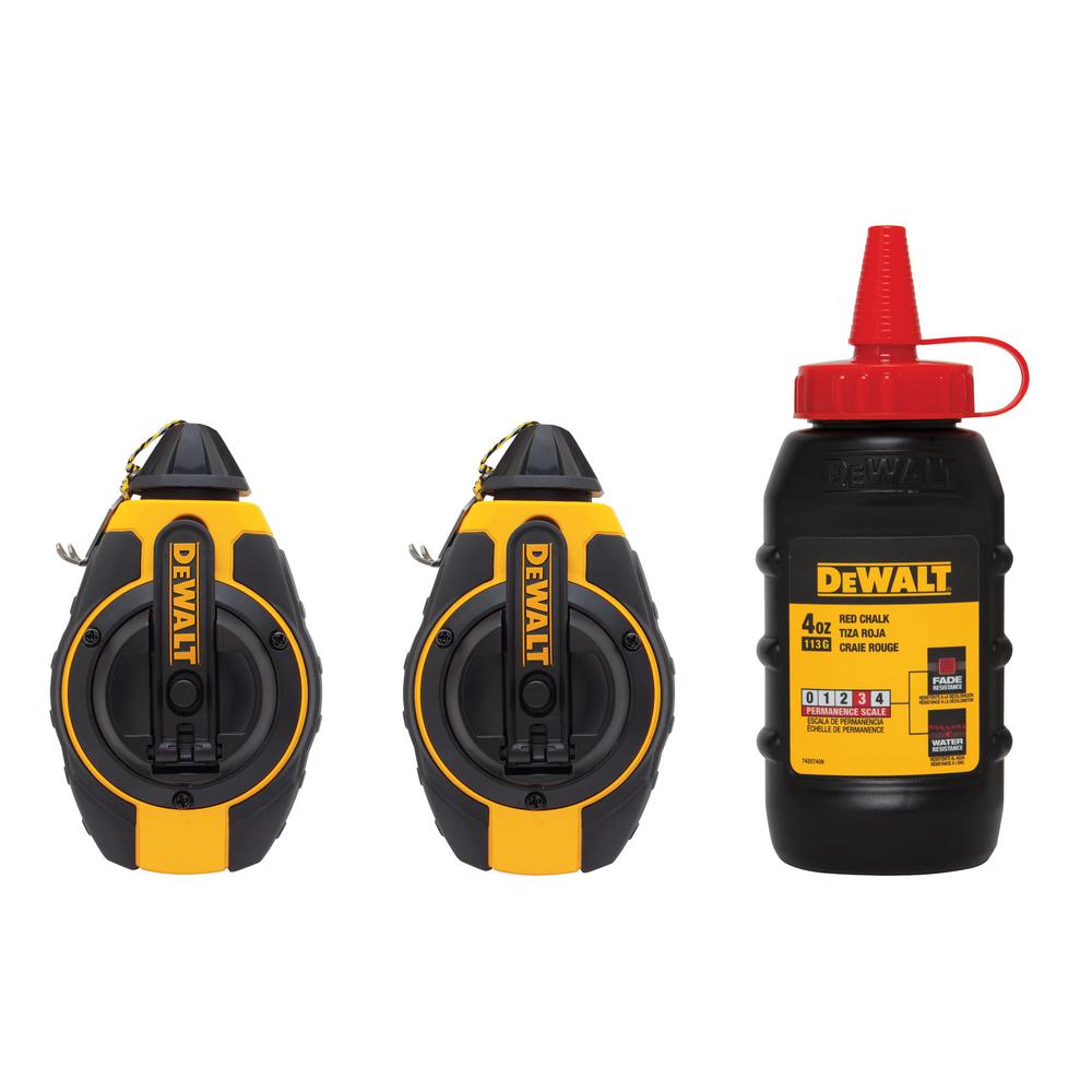 Dewalt 100 ft. Chalk Reel with Chalk by DEWALT