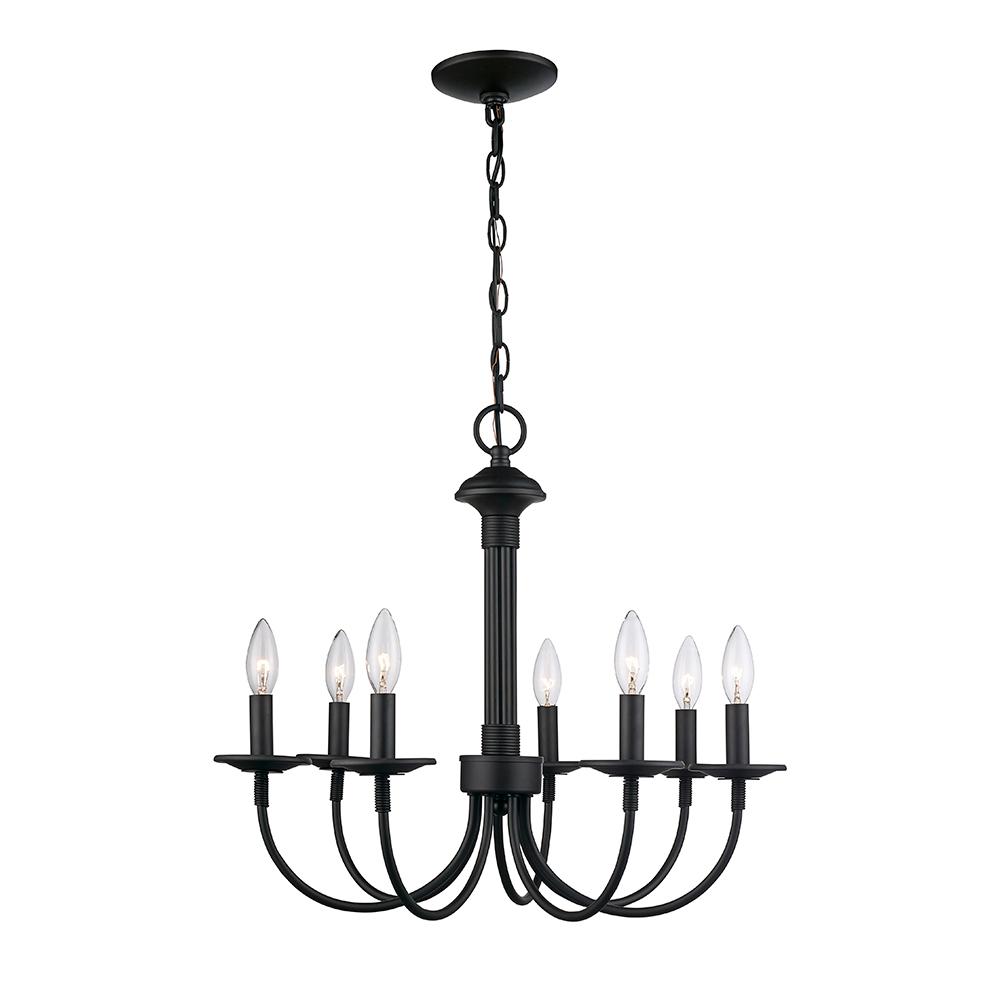 7-Light Oil Rubbed Bronze Chandelier