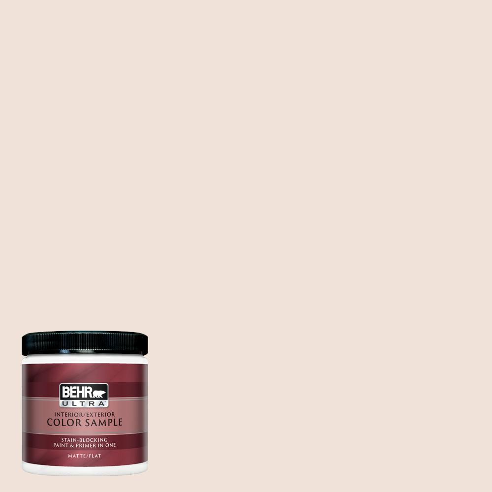 Behr Ultra 8 Oz W B 120 Victorian Pearl Matte Interior Exterior Paint And Primer In One Sample