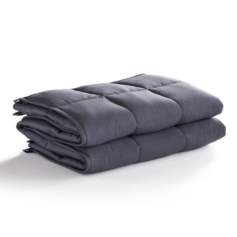 Lucid Comfort Collection 12 Lbs 48 In X 72 In Full Gray