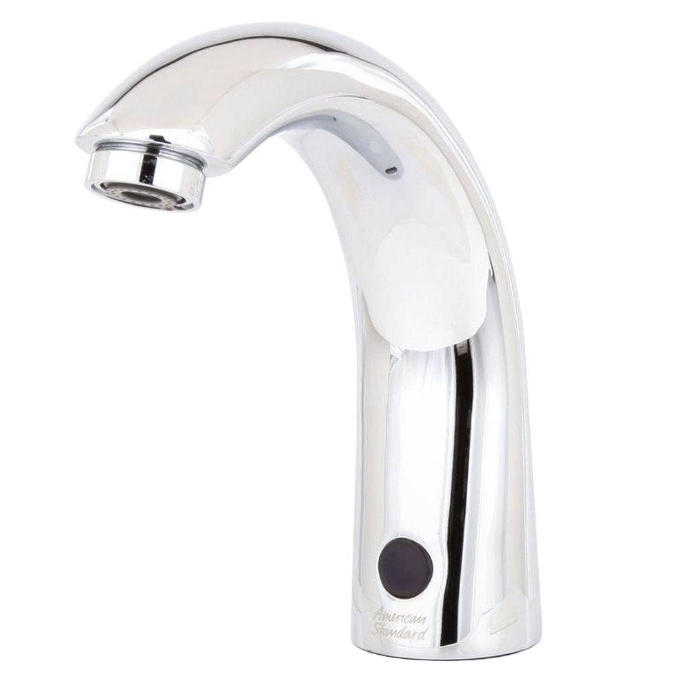 American Standard Selectronic DCPowered Single Hole Touchless Bathroom Faucet with Cast Spout