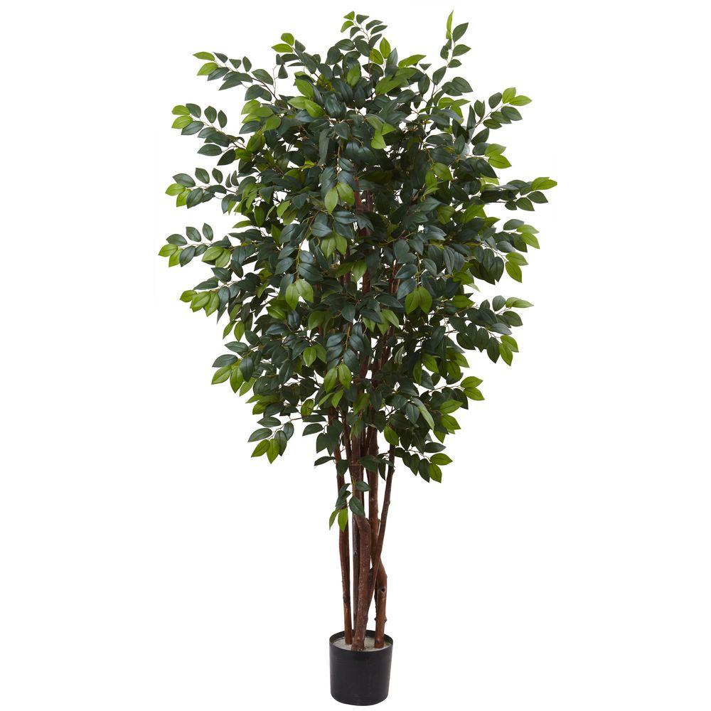 Nearly Natural 7 ft. Sakaki Silk Tree5452 The Home Depot