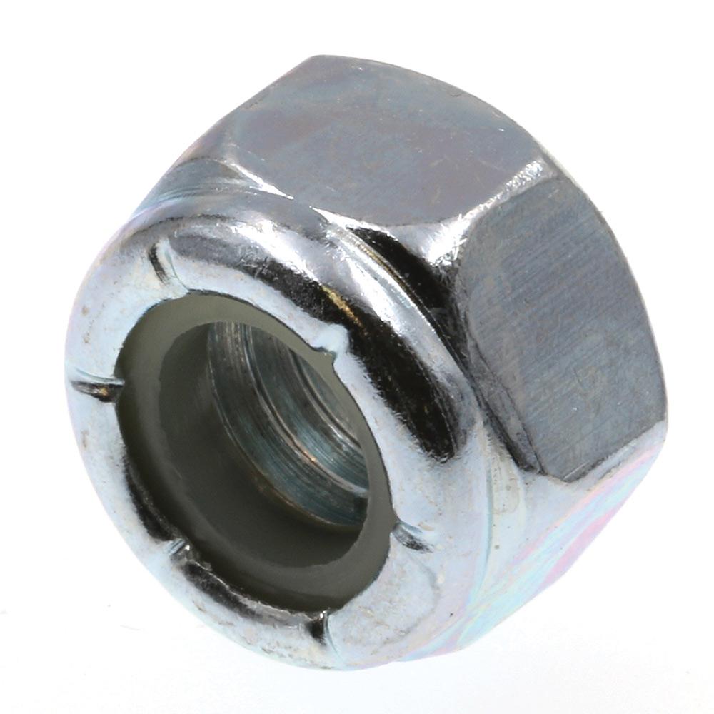 100-Pack Grade 2 Zinc Plated Steel Prime-Line 9075294 Nylon Insert Lock Nuts 5//16 in.-18