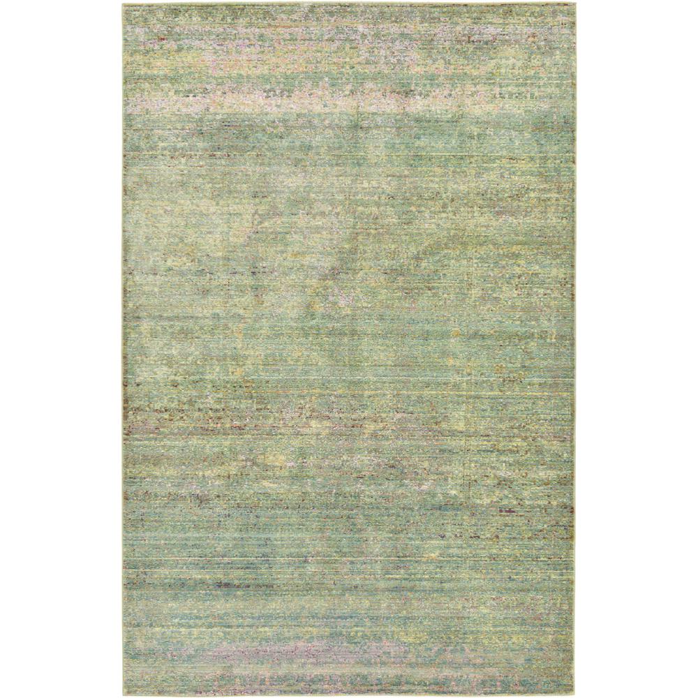 Unique Loom Modern Del Mar Green 5 ft. x 8 ft. Area Rug3132864 The
