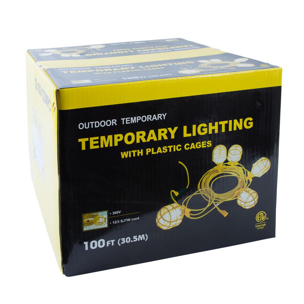 100 Foot Outdoor Yellow Commercial Contractor Grade Plastic Cage 100 Foot Outdoor Yellow Commercial