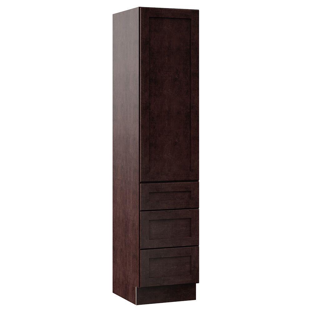 MasterBath Stirling 18 in. W x 81 in. H x 211/2 in. D Bathroom Storage