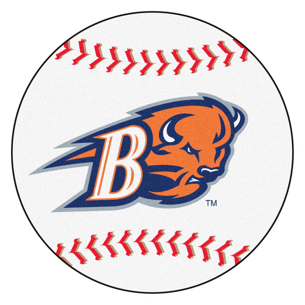 Fanmats Ncaa Bucknell University 27 In Round Baseball Mat Area Rug