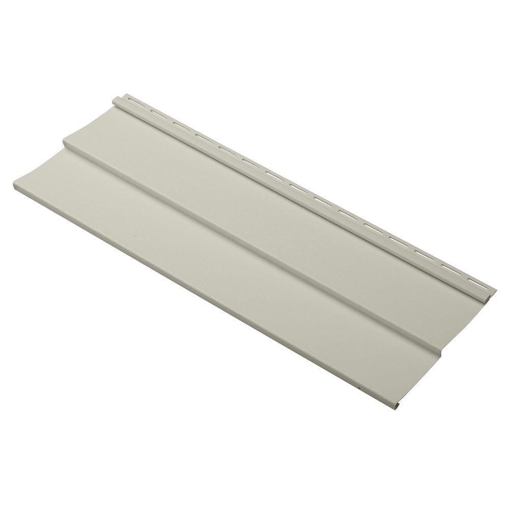 Cellwood Evolutions Double 4 in. x 24 in. Vinyl Siding Sample in Olive