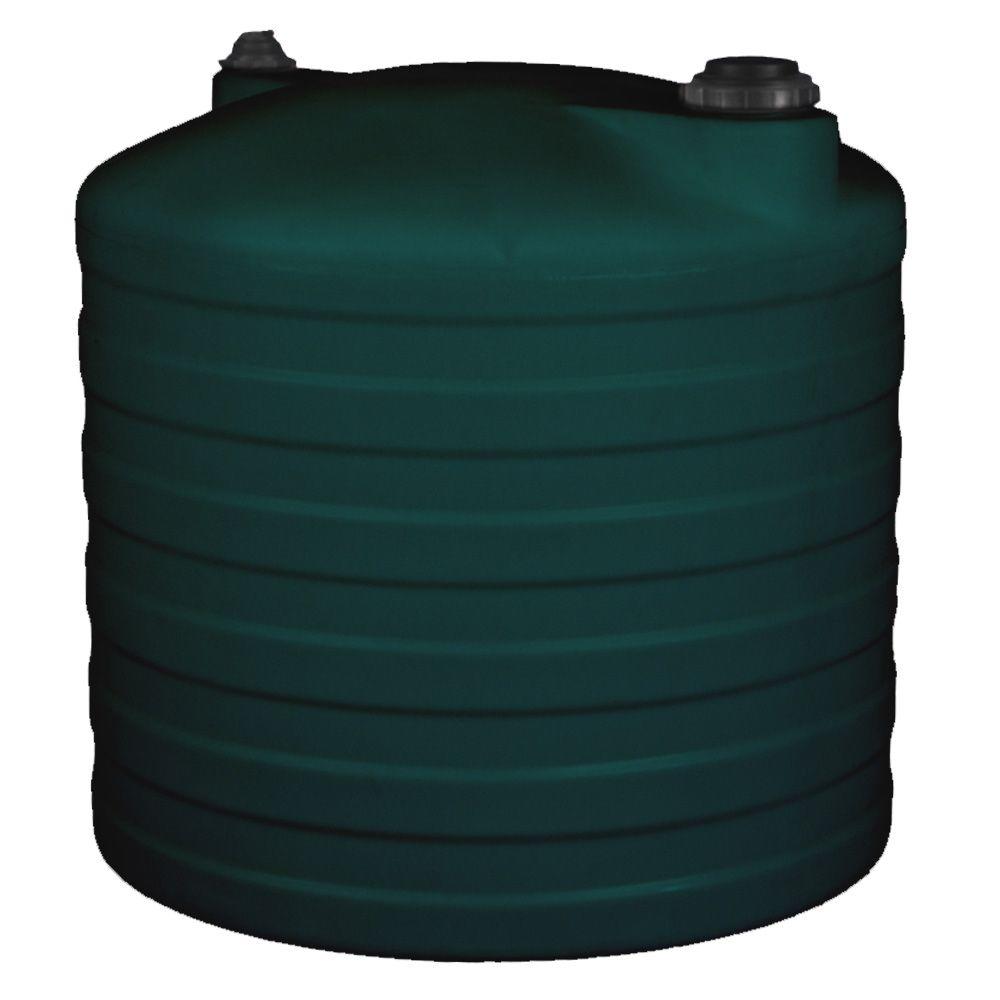 Norwesco 220 Gal Vertical Water Tank In Dark Green 43872 The Home Depot