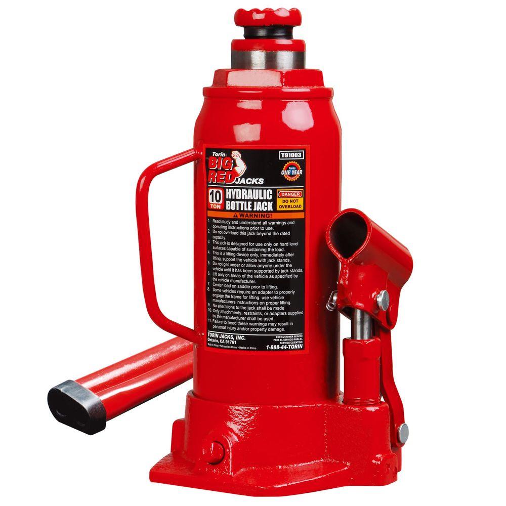 Big Red 10-Ton Bottle Jack-T91003 - The 
