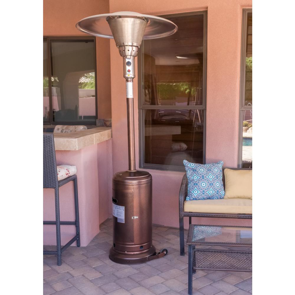 Hiland 45 000 Btu Bronze Propane Gas Commerical Patio Heater Gs