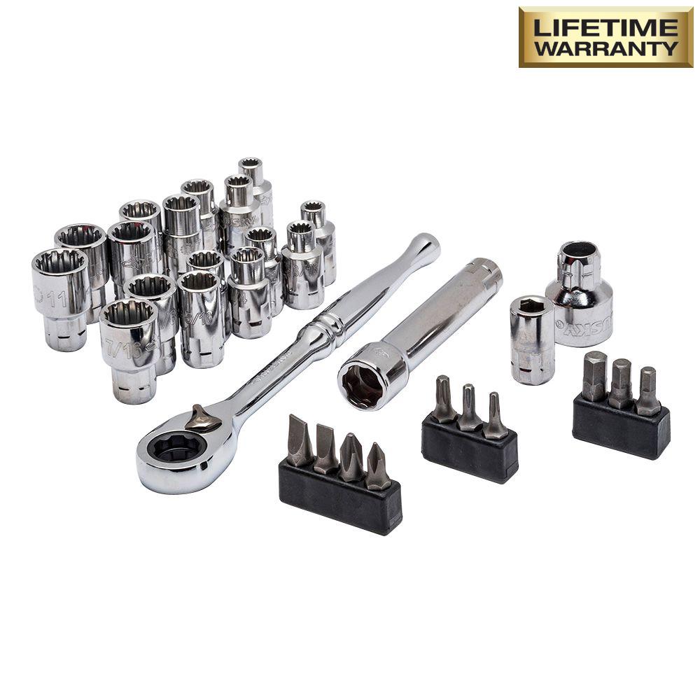 Husky Stubby Wrench and Socket Set (46Piece)H46PCSTS The Home Depot