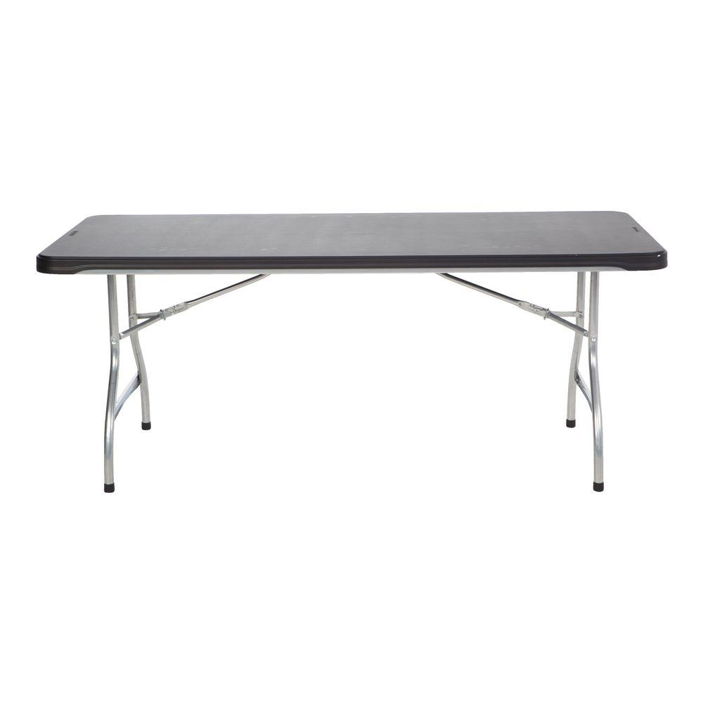 Lifetime 72 In White Plastic Portable Folding Banquet Table Lifetime 72 In White Plastic Portable Folding Banquet Table
