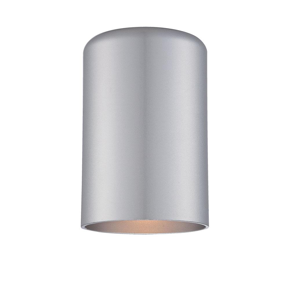 1 Light Brushed Silver Cylinder Wall Sconce 31992bs The Home Depot 1 Light Brushed Silver Cylinder Wall Sconce