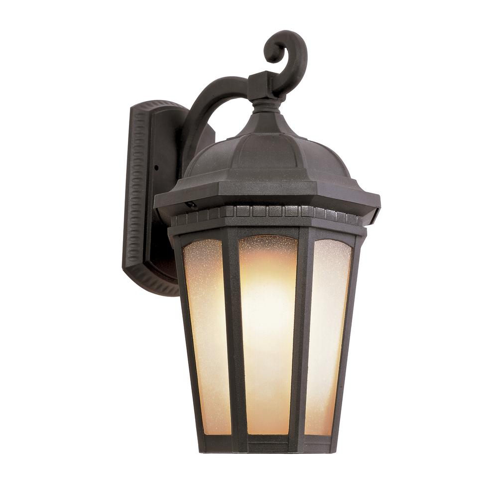 Stained Glass Outdoor Lanterns Lighting Bel Air Lighting Tea Cau 1 Light Black Outdoor Wall Mount
