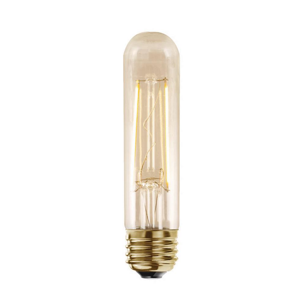 Bulbrite 25W Equivalent Amber Light T9 Dimmable LED Filament Light Bulb ...