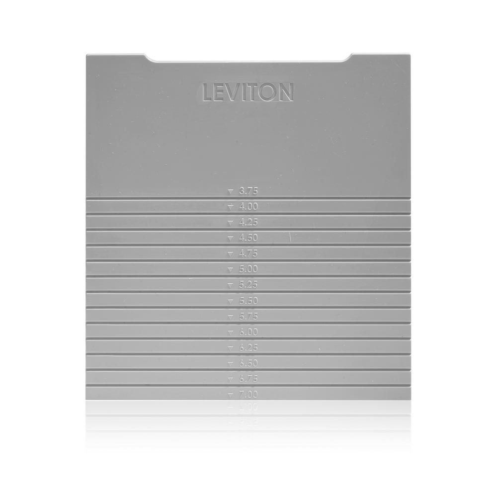 Leviton Concrete Floor Box System-FBBOX-GY - The Home Depot